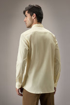 Queen Bee - Hand Embroidered Designer Shirt - IVORY