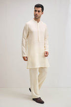 Irish Linen Kurta - Ivory