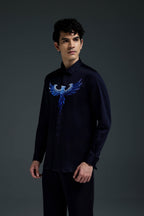 Solara(Pheonix) - Hand Embroidered Designer Shirt