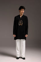 Leaflet - Hand Embroidered Designer Kurta