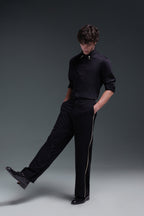 Glisten(Rhinestones) - Hand Embriodered Designer Trouser