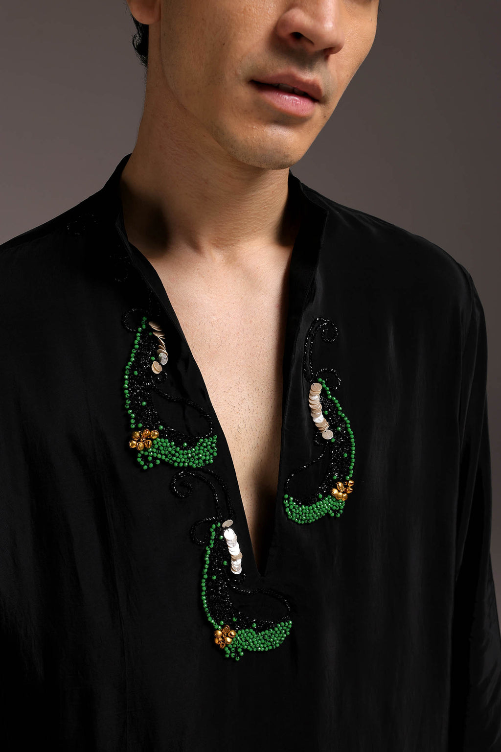 Ambi (Pasiley) - Hand Embroidered Designer Kurta