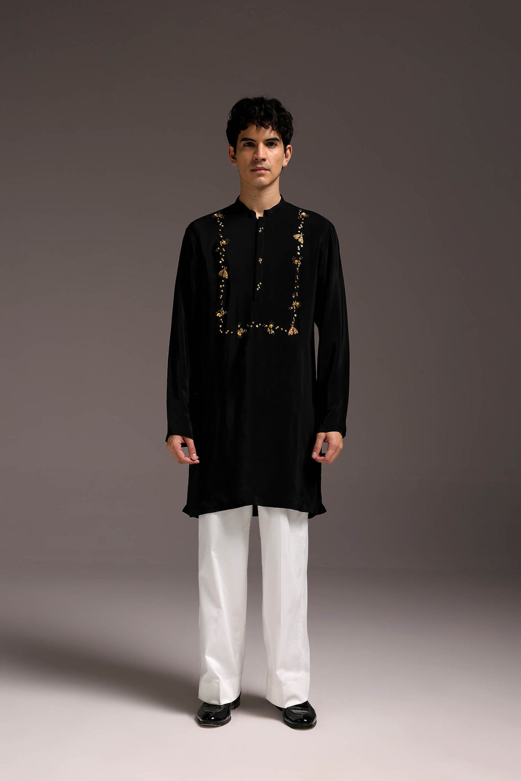 Pollen - Hand Embroidered Designer Kurta