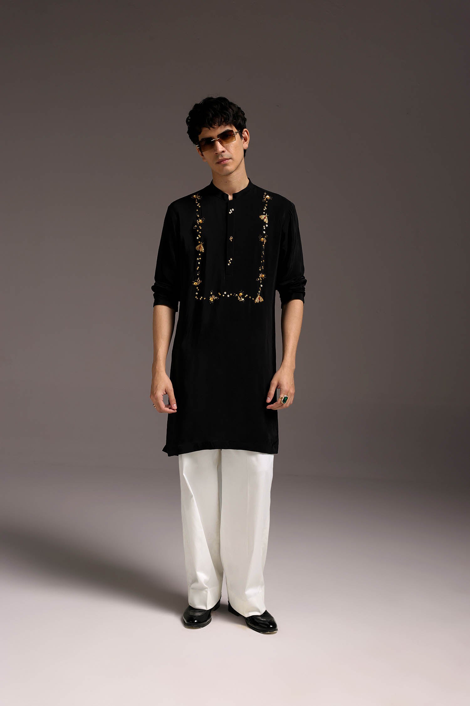 Pollen - Hand Embroidered Designer Kurta
