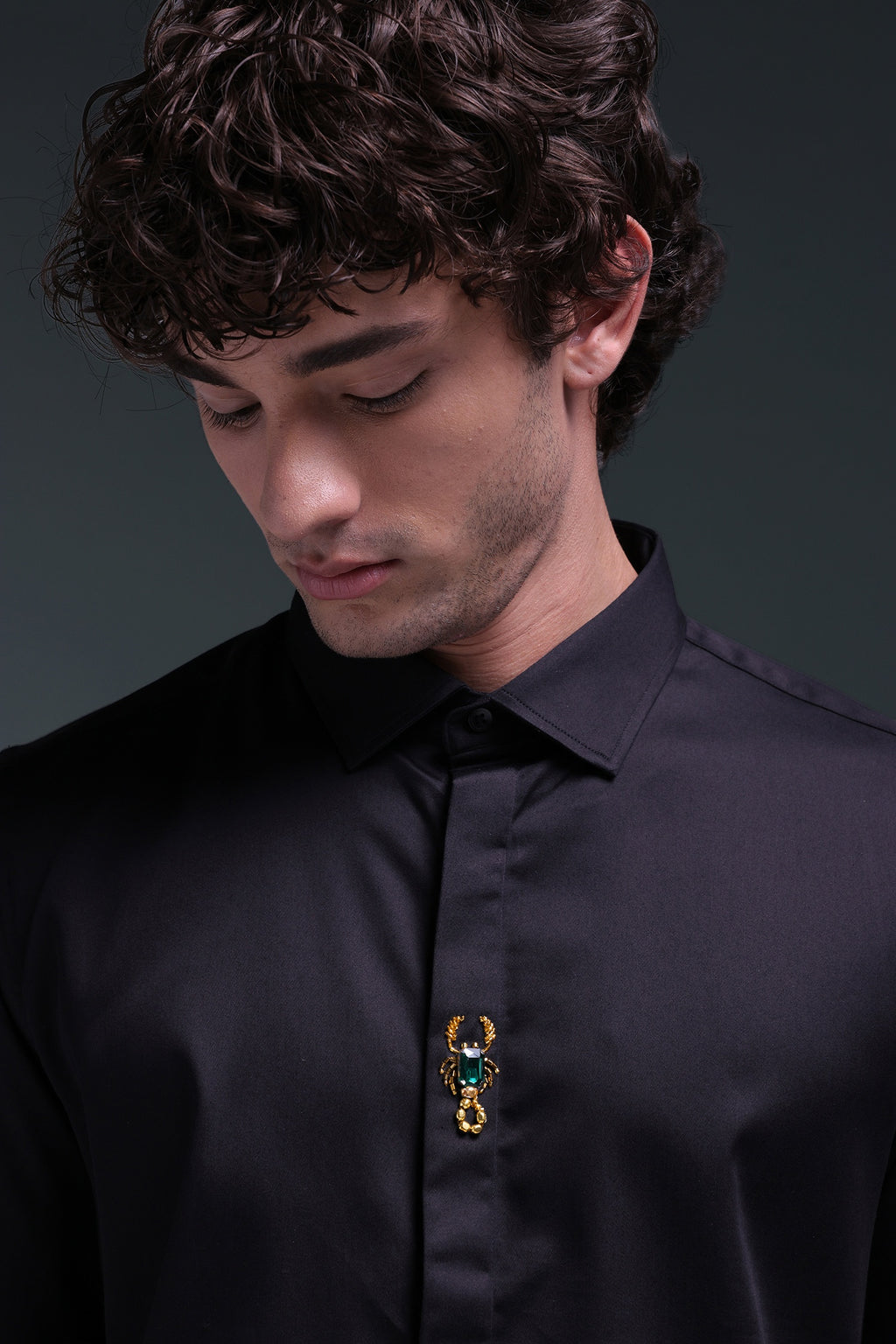 Scourge(Scorpion) - Hand Embroidered Designer Shirt