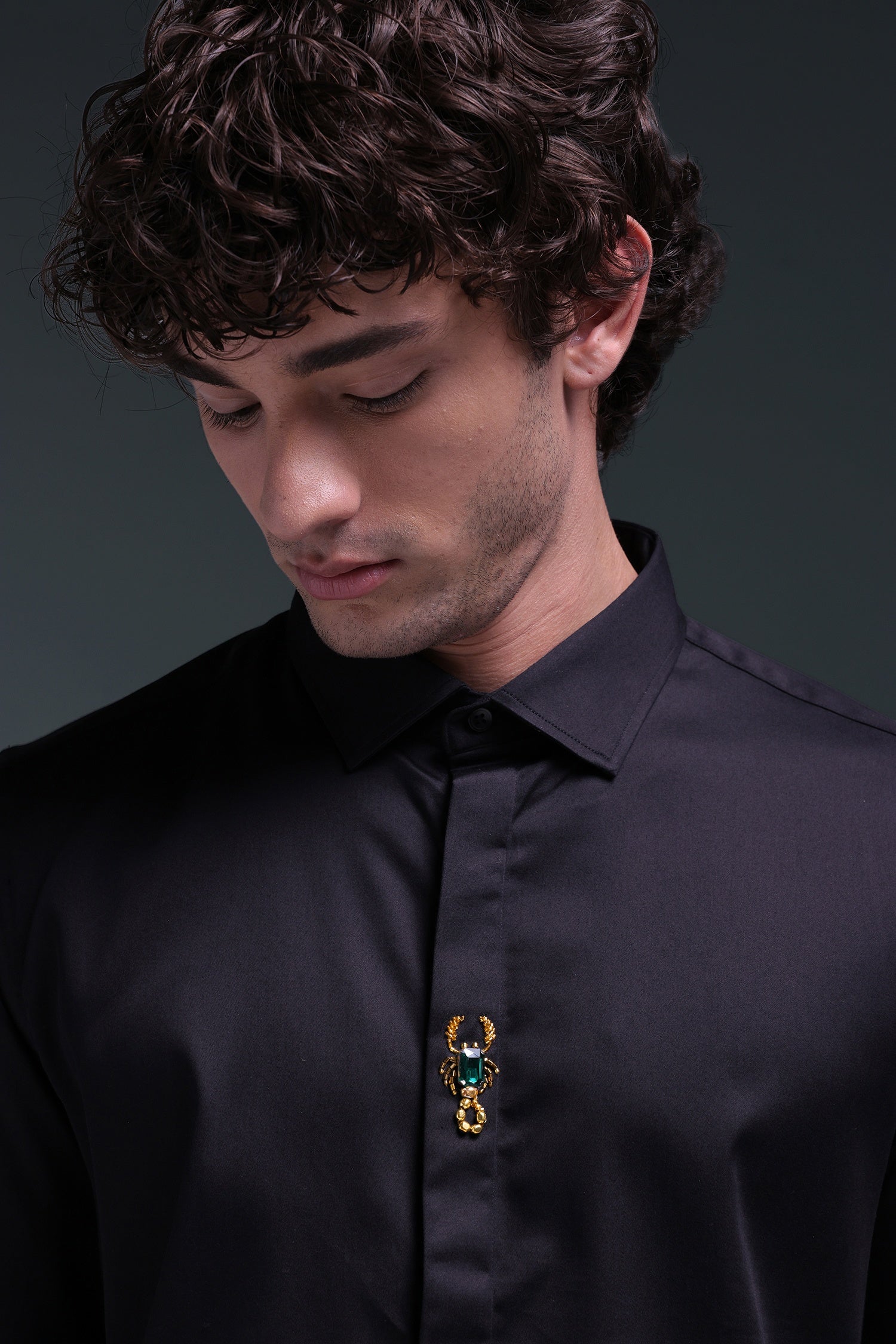 Scourge(Scorpion) - Hand Embroidered Designer Shirt