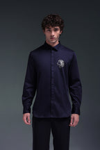 Leo(Lion) - Hand Embroidered Designer Shirt