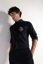 Leo(Lion) - Hand Embroidered Designer Shirt