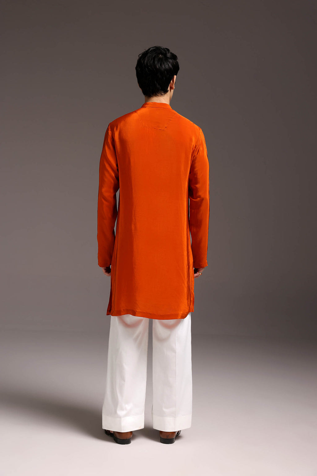 Paisfeather(Paisely) - Hand Embroidered Designer Kurta