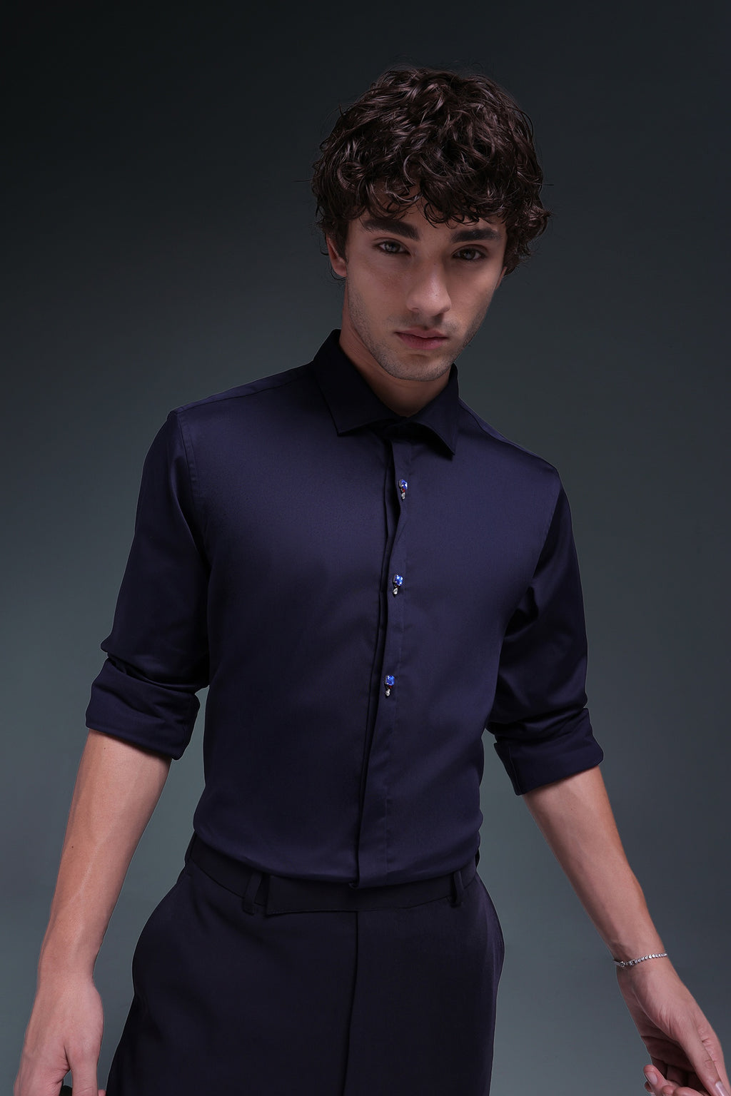 Izel - Hand Embroidered Designer Shirt