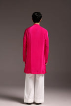 Preen(Parrot) - Hand Embroidered Designer Kurta
