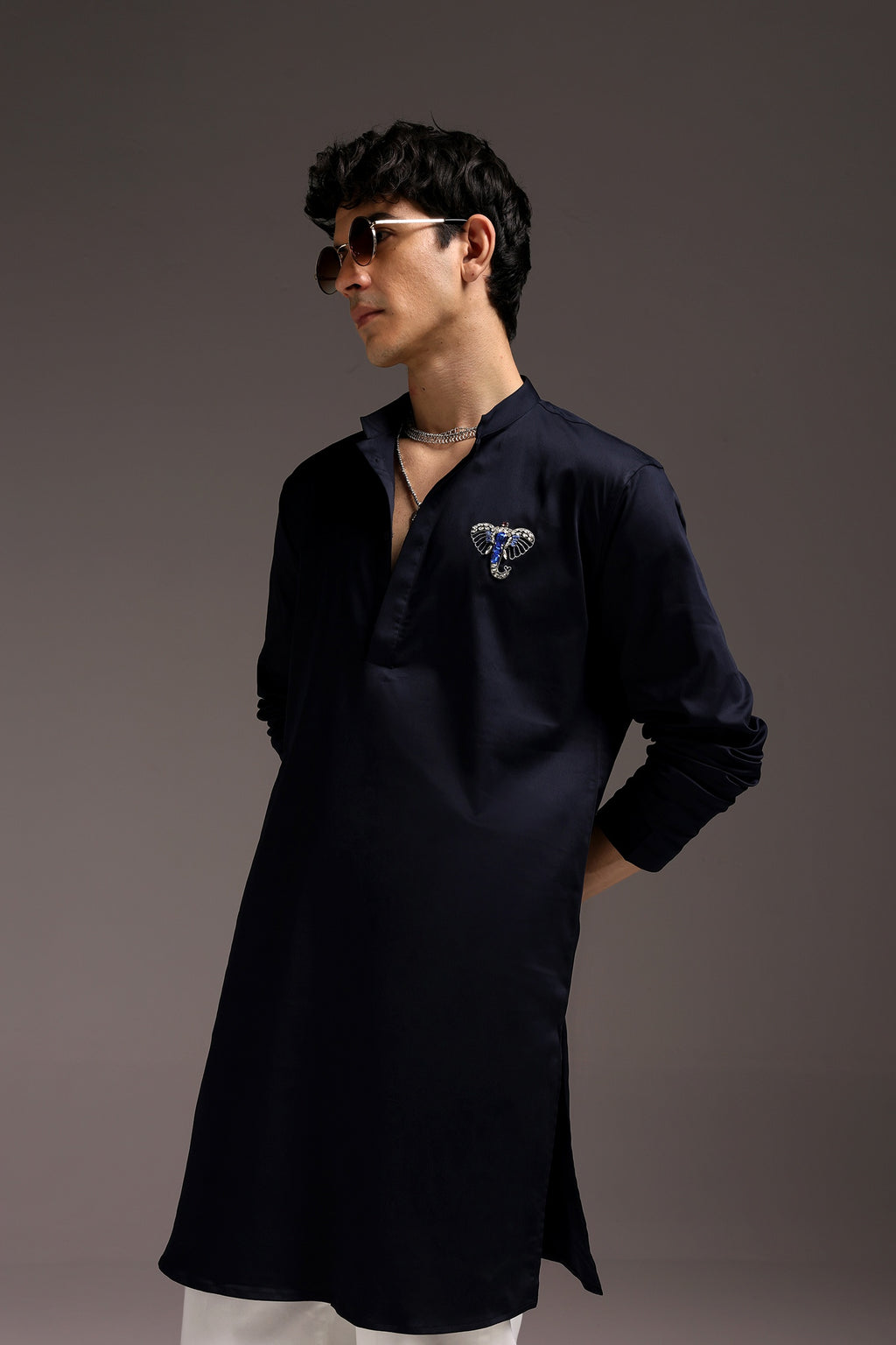 Tusk - Hand Embroidered Designer Kurta