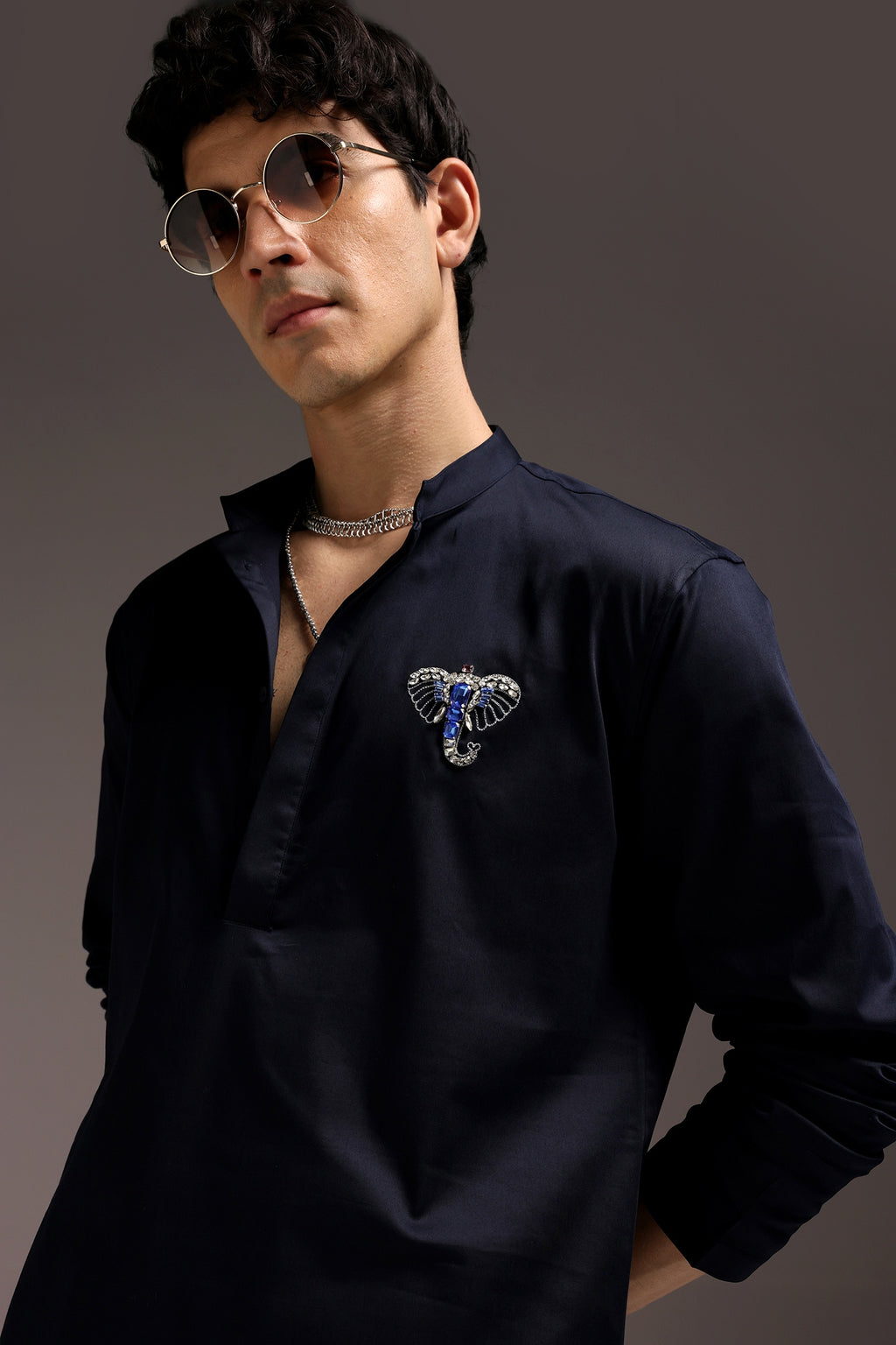 Tusk - Hand Embroidered Designer Kurta