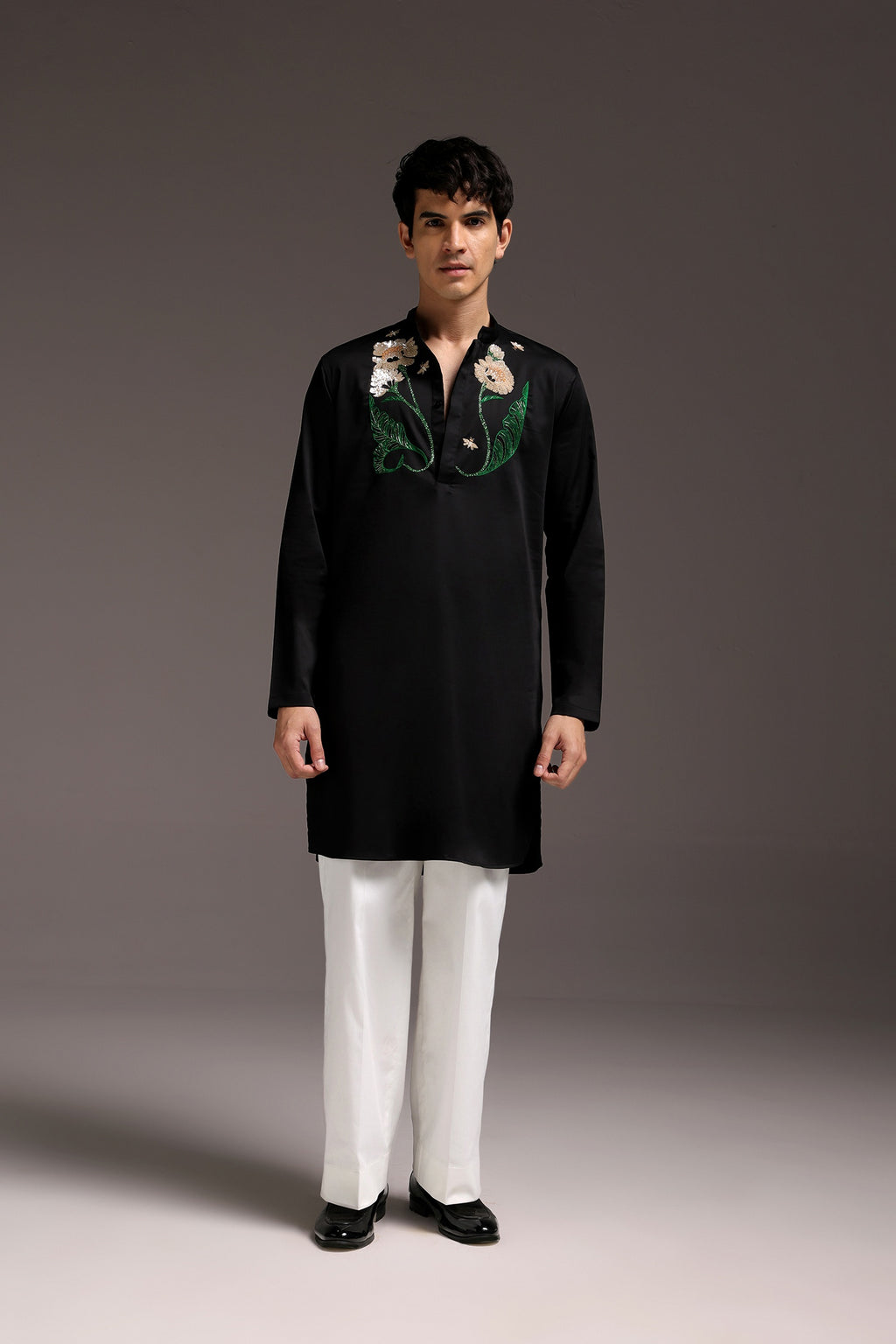 Gradenia - Hand Embroidered Designer Kurta