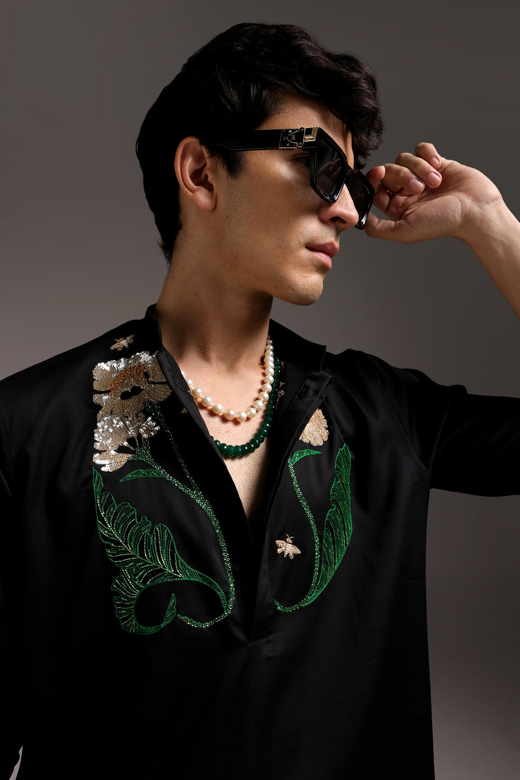 Gradenia - Hand Embroidered Designer Kurta