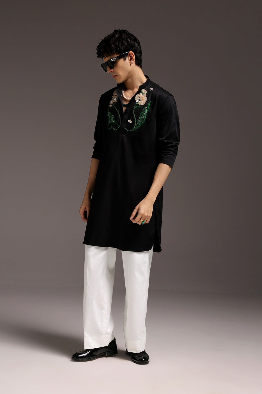 Gradenia - Hand Embroidered Designer Kurta