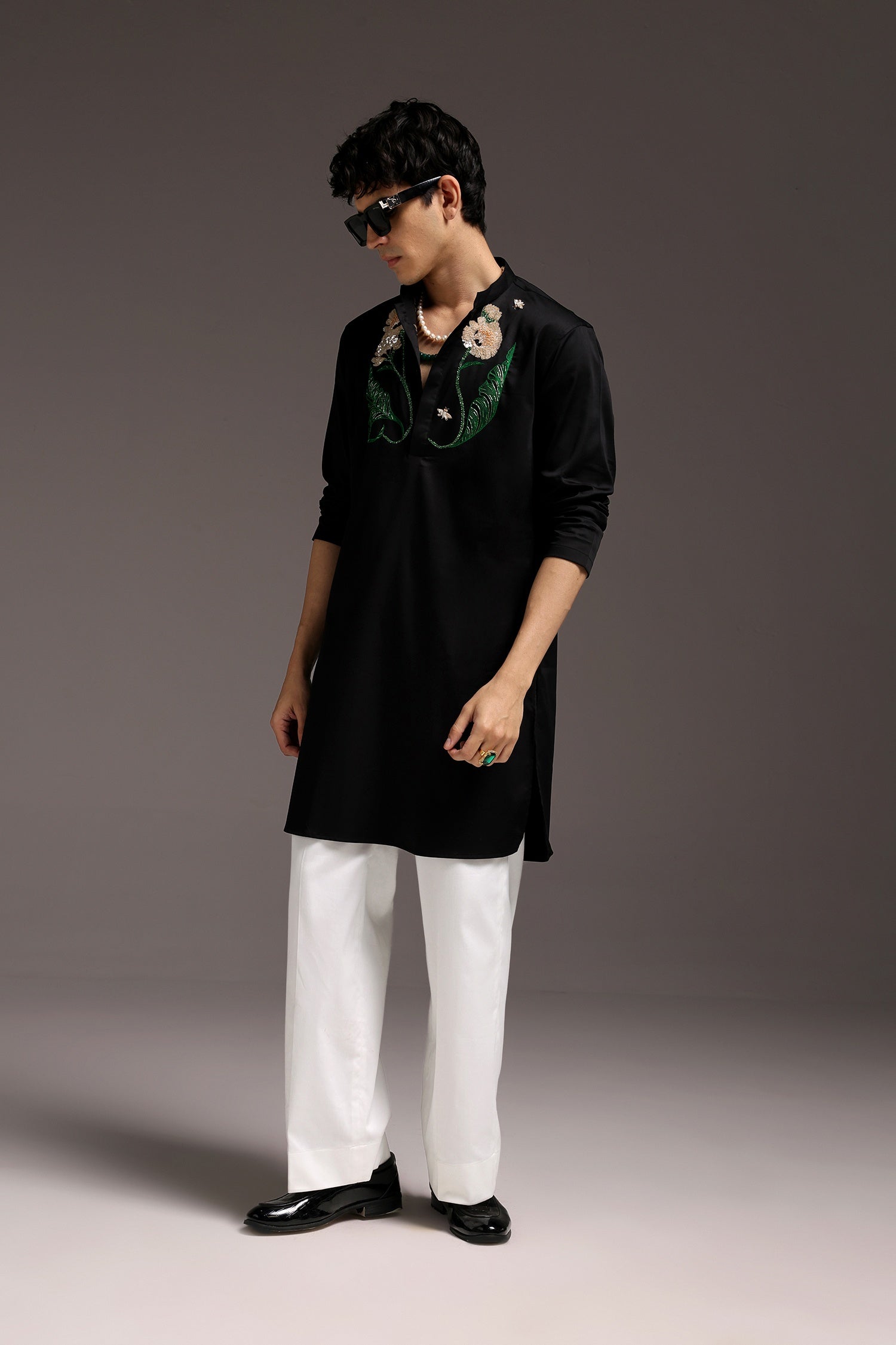 Gradenia - Hand Embroidered Designer Kurta