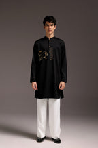 Nandi(Bull) - Hand Embroidered Designer Kurta