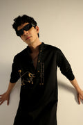 Nandi(Bull) - Hand Embroidered Designer Kurta