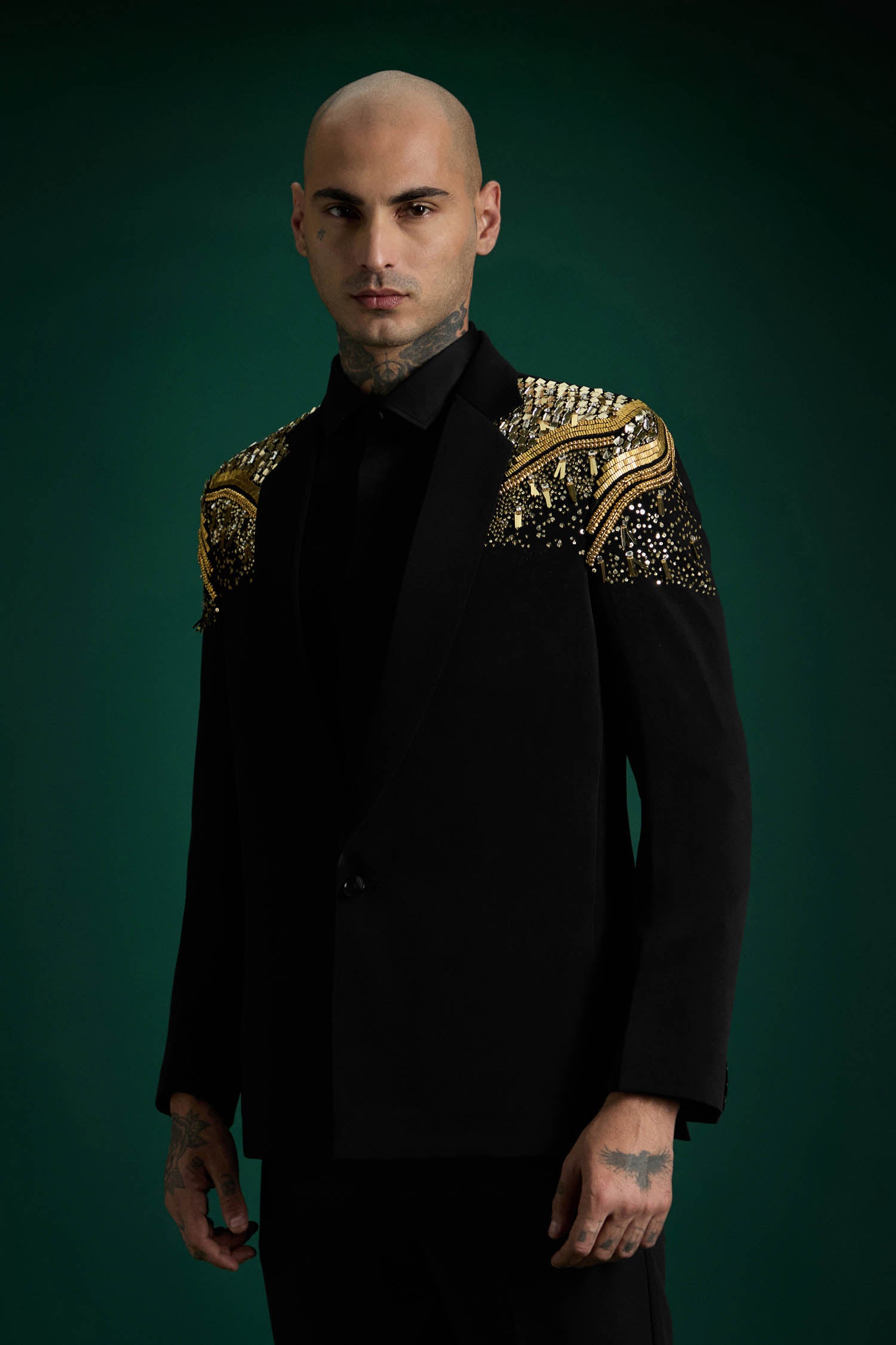 Majesty - Hand Embroidered Designer Tuxedo