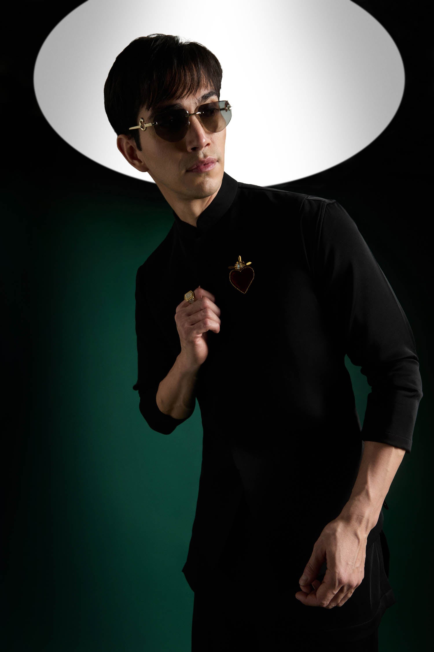 Cordelia(Heart) - Hand Embroidered Designer Bundi