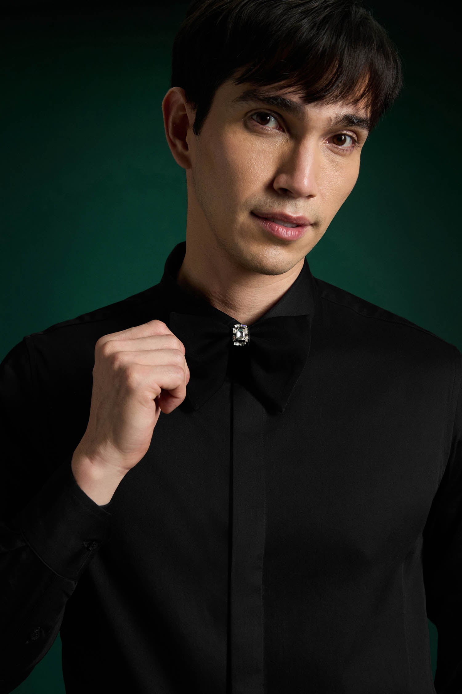 Crystal - Hand Embroidered Designer Bow-Tie