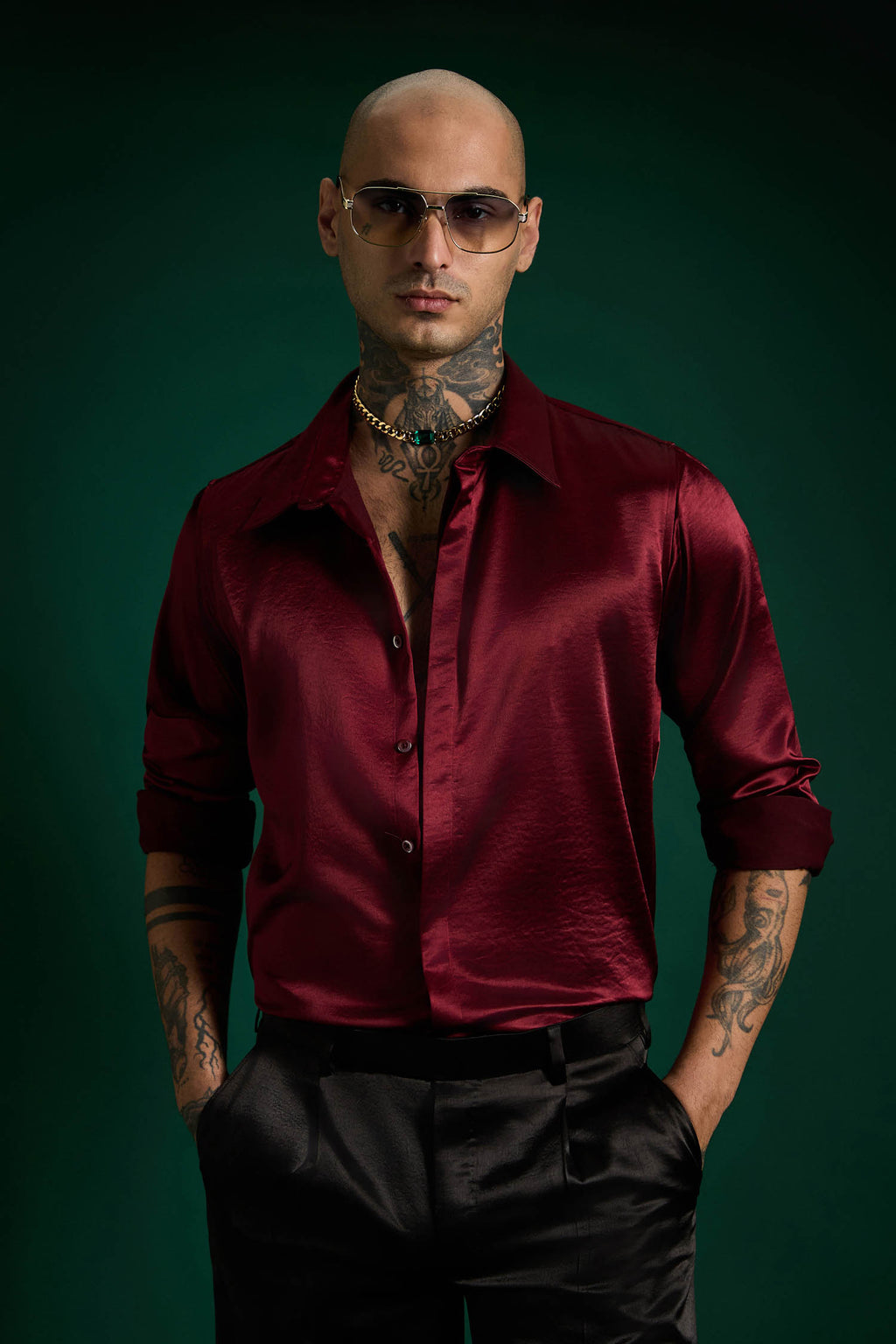 Cherry Red - Designer Shirt