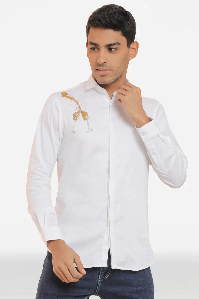 The Champagne Shirt - Black