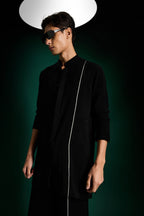 Echelon - Designer Kurta Set - Black