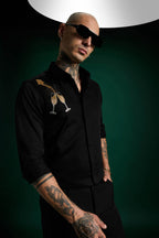 The Champagne Shirt - Black