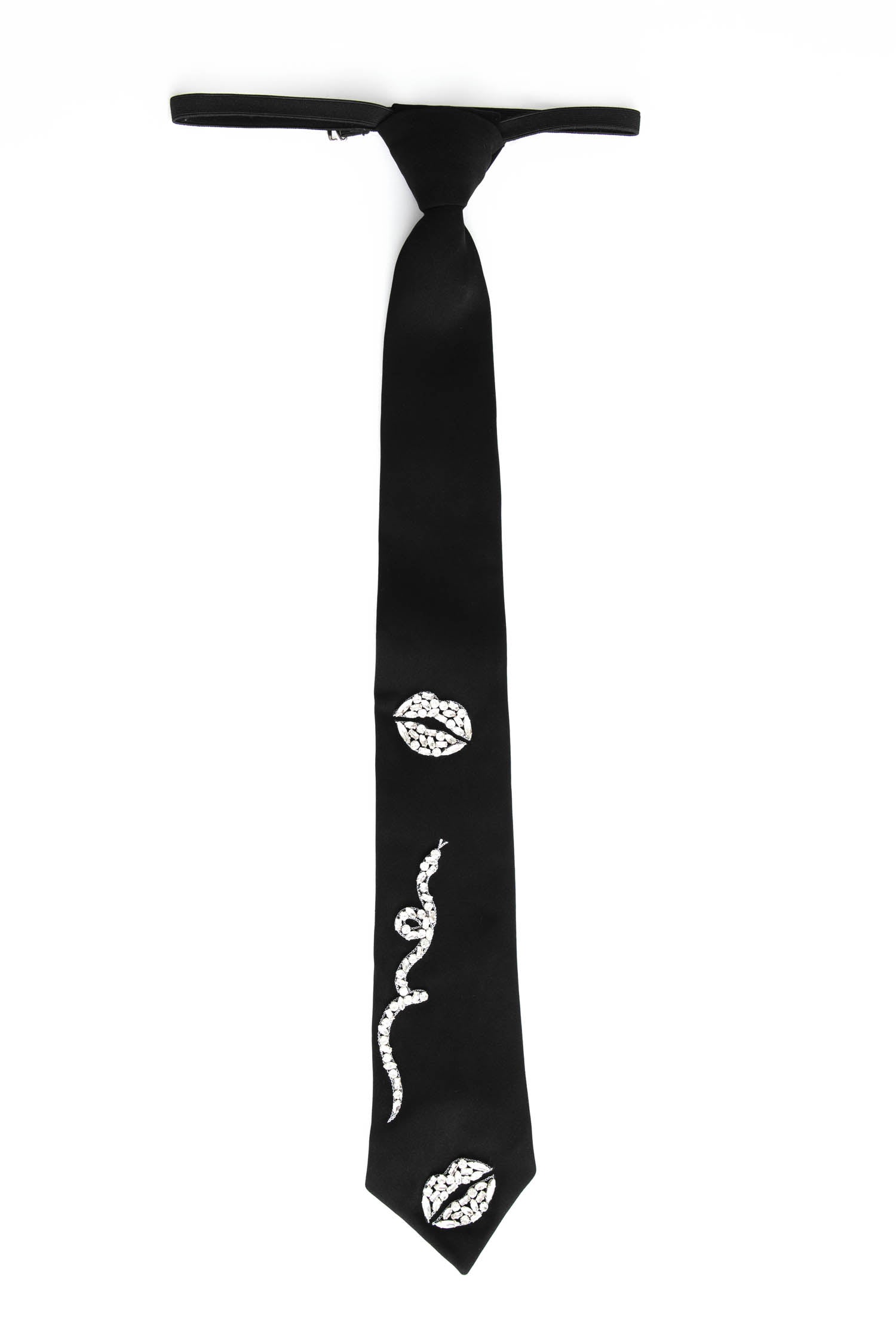 Kiss- Hand Embroidered Designer Tie