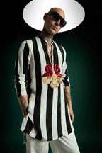 Ascend Hand Embroidered Designer Kurta - Black