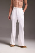 Flared Fit Trouser - Ivory