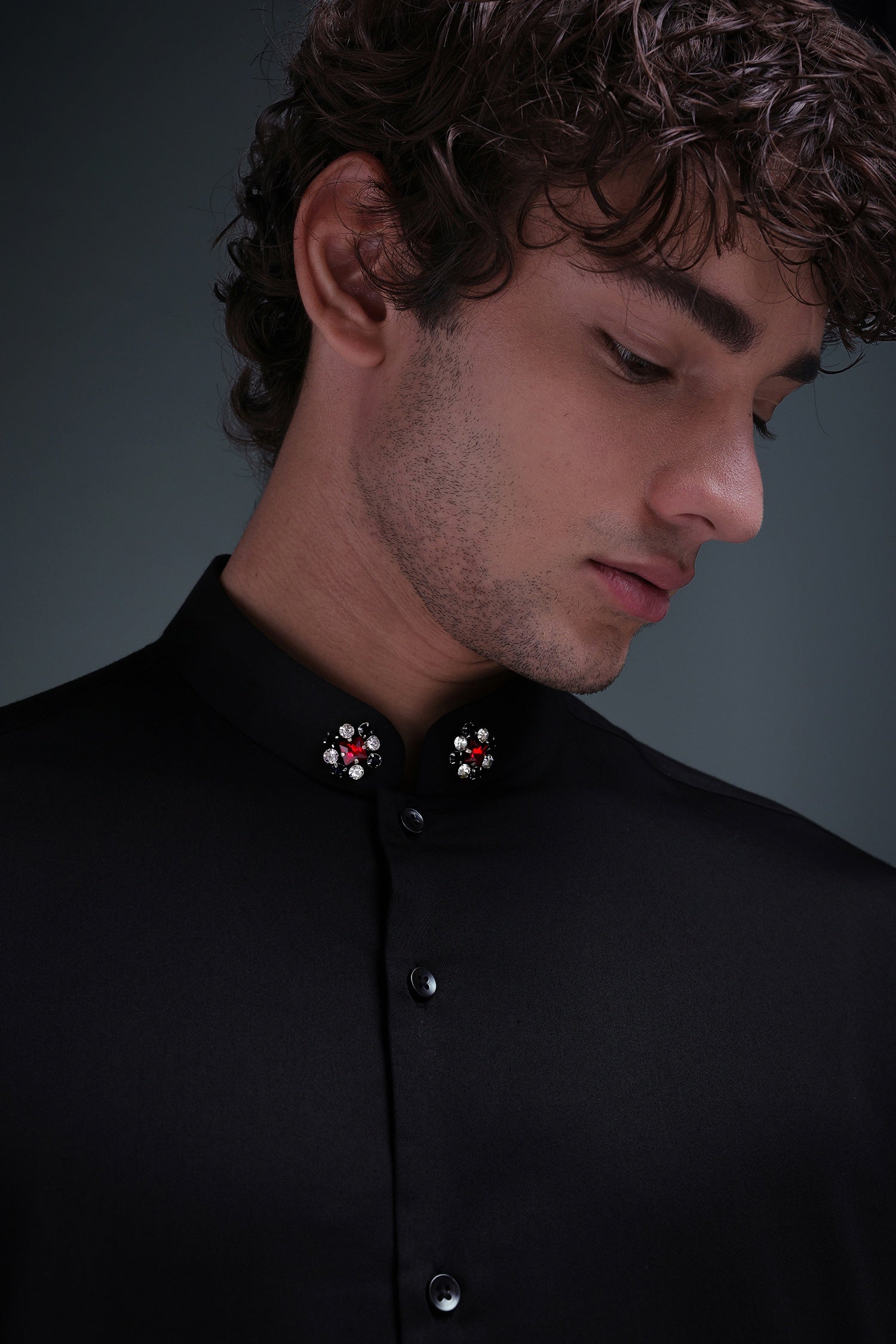 Ember - Hand Embroidered Designer Shirt