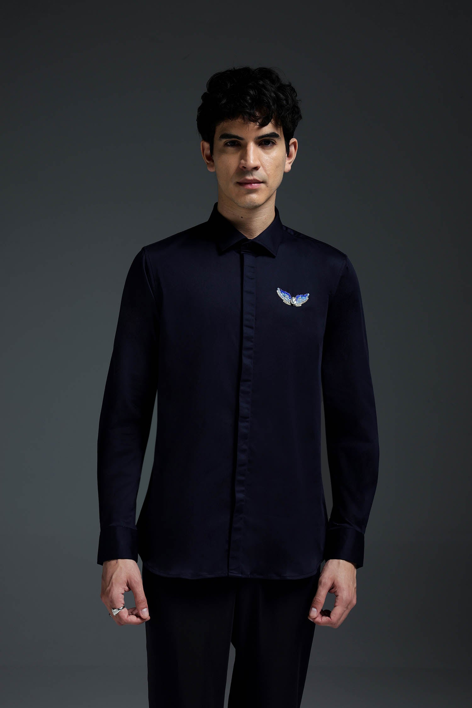 Winglet - Hand Embroidered Designer Shirt