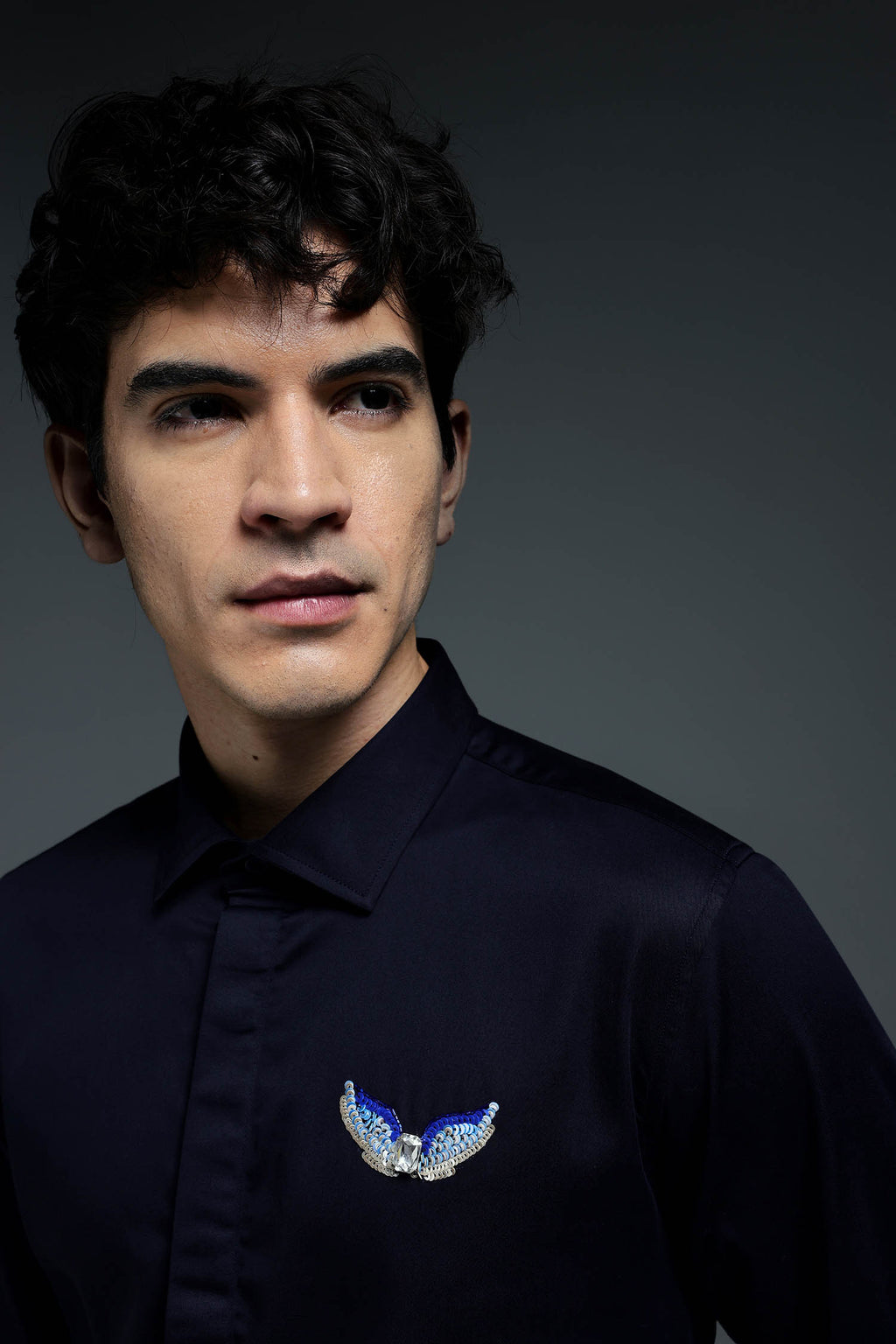 Winglet - Hand Embroidered Designer Shirt