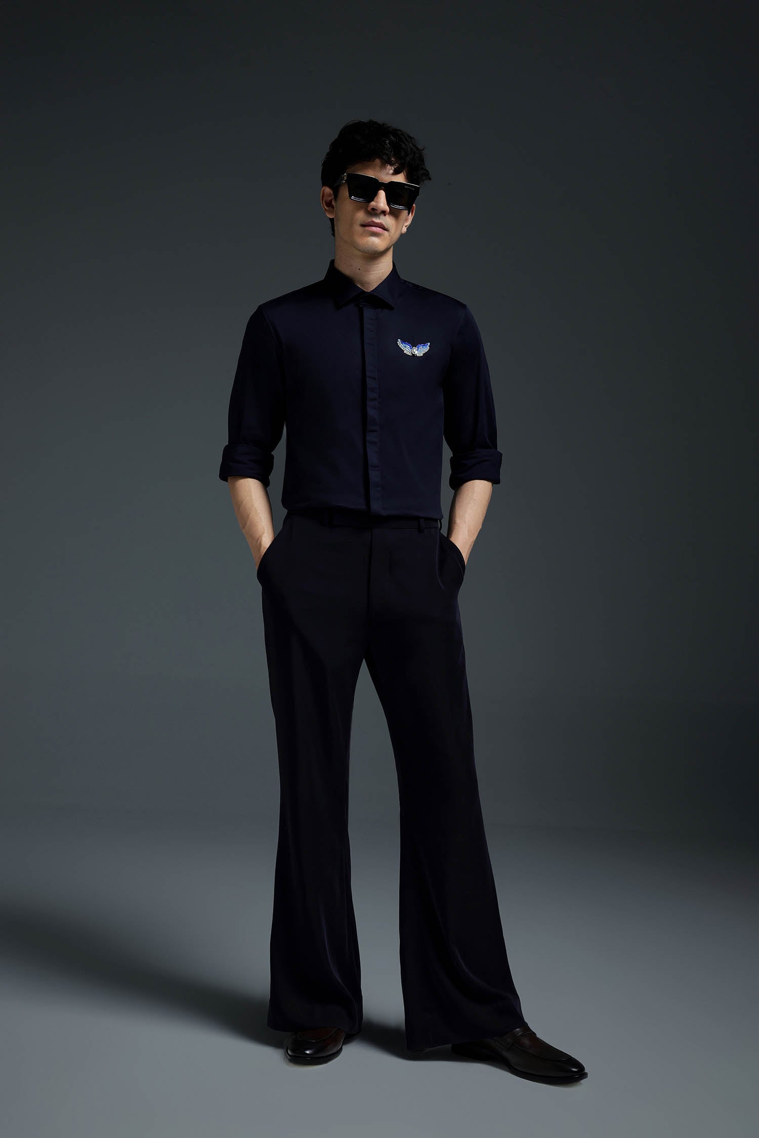 Winglet - Hand Embroidered Designer Shirt