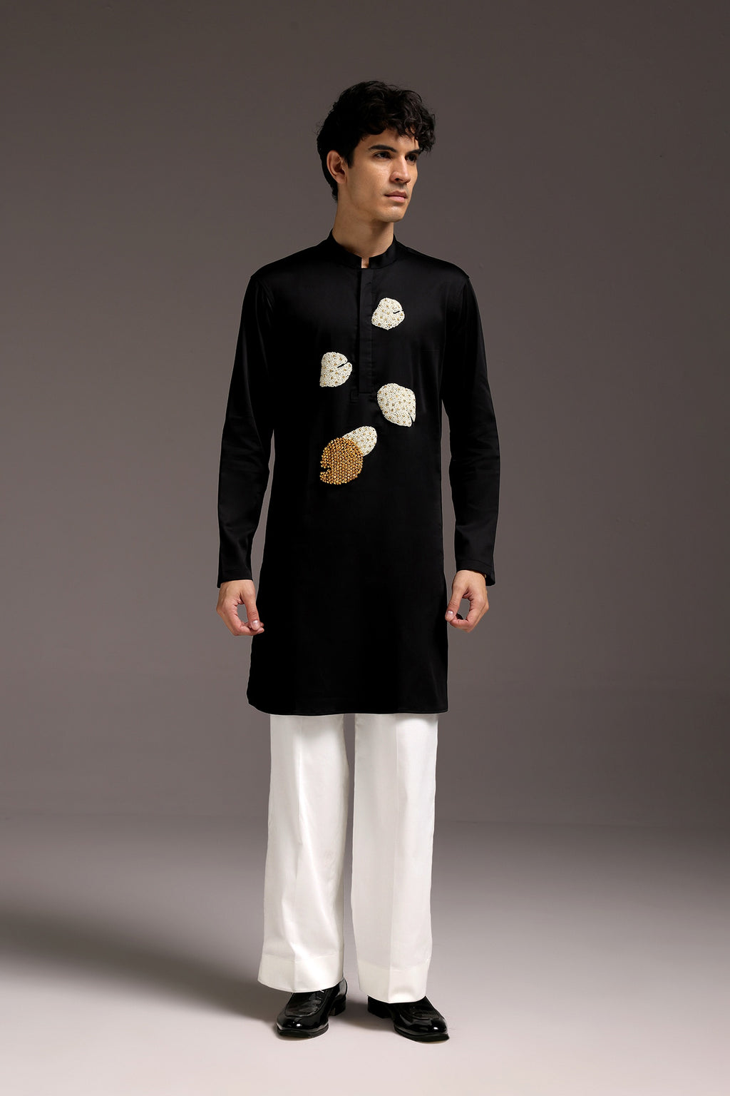 Pearl Pod - Hand Embroidered Designer Kurta