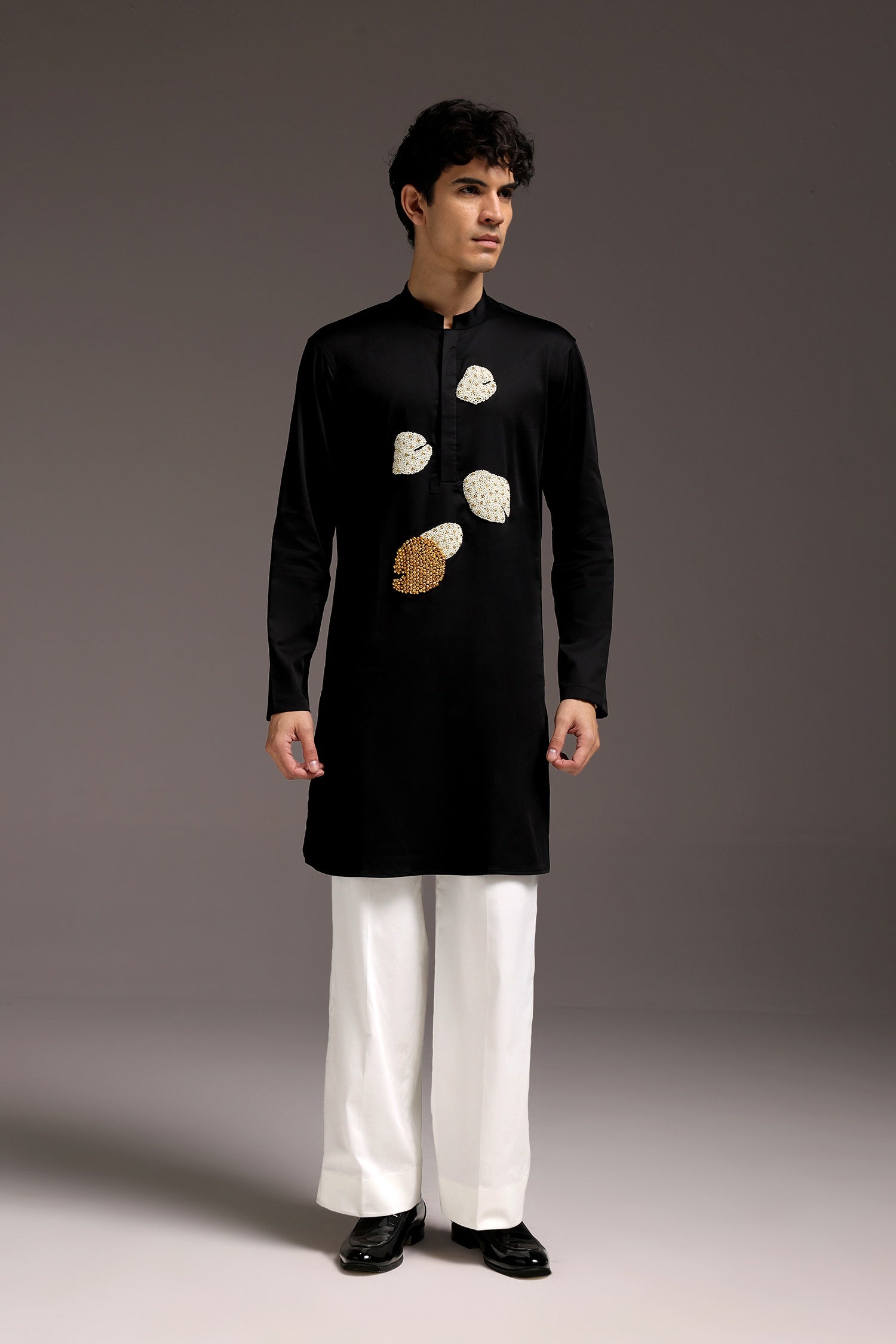 Pearl Pod - Hand Embroidered Designer Kurta