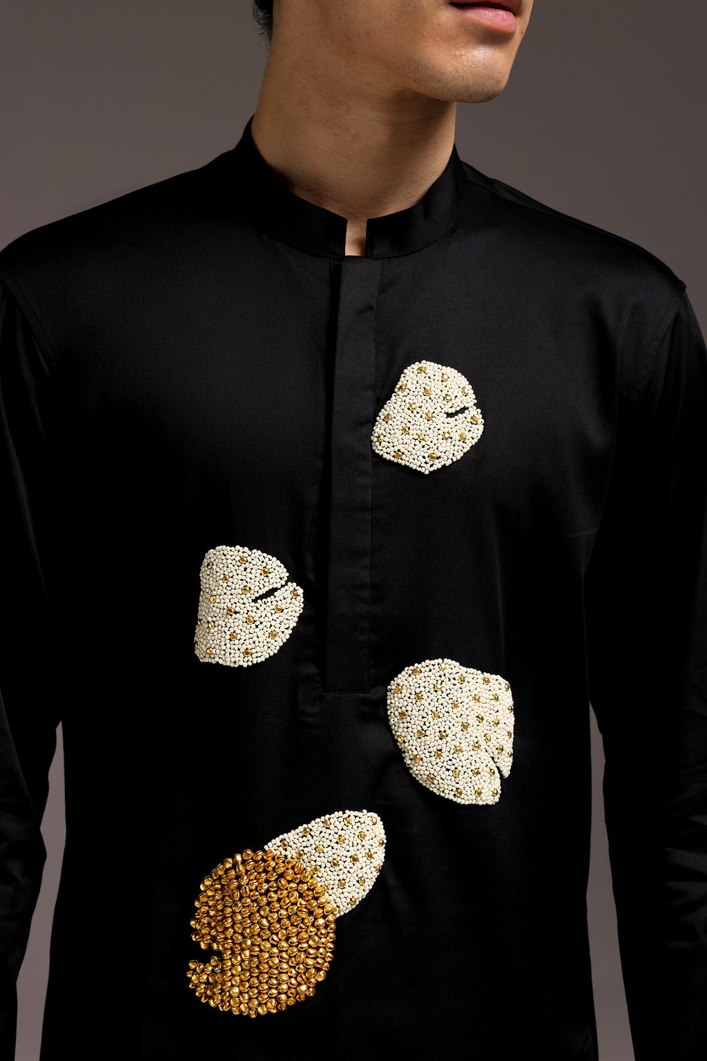 Pearl Pod - Hand Embroidered Designer Kurta