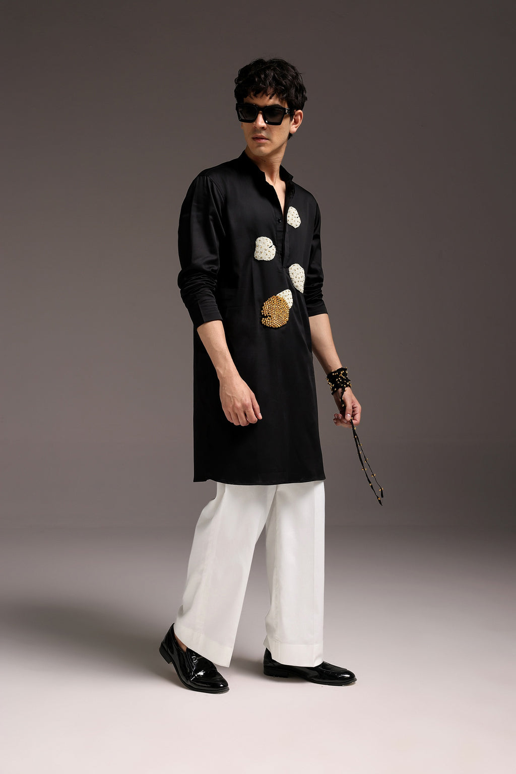 Pearl Pod - Hand Embroidered Designer Kurta