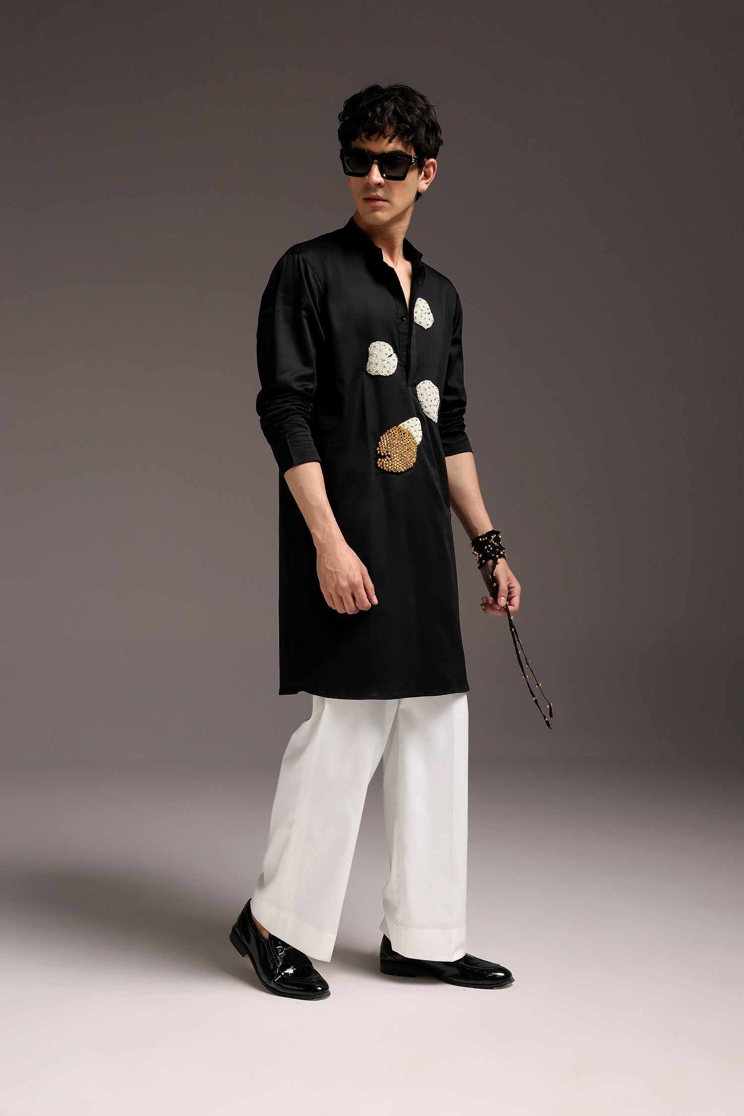 Pearl Pod - Hand Embroidered Designer Kurta