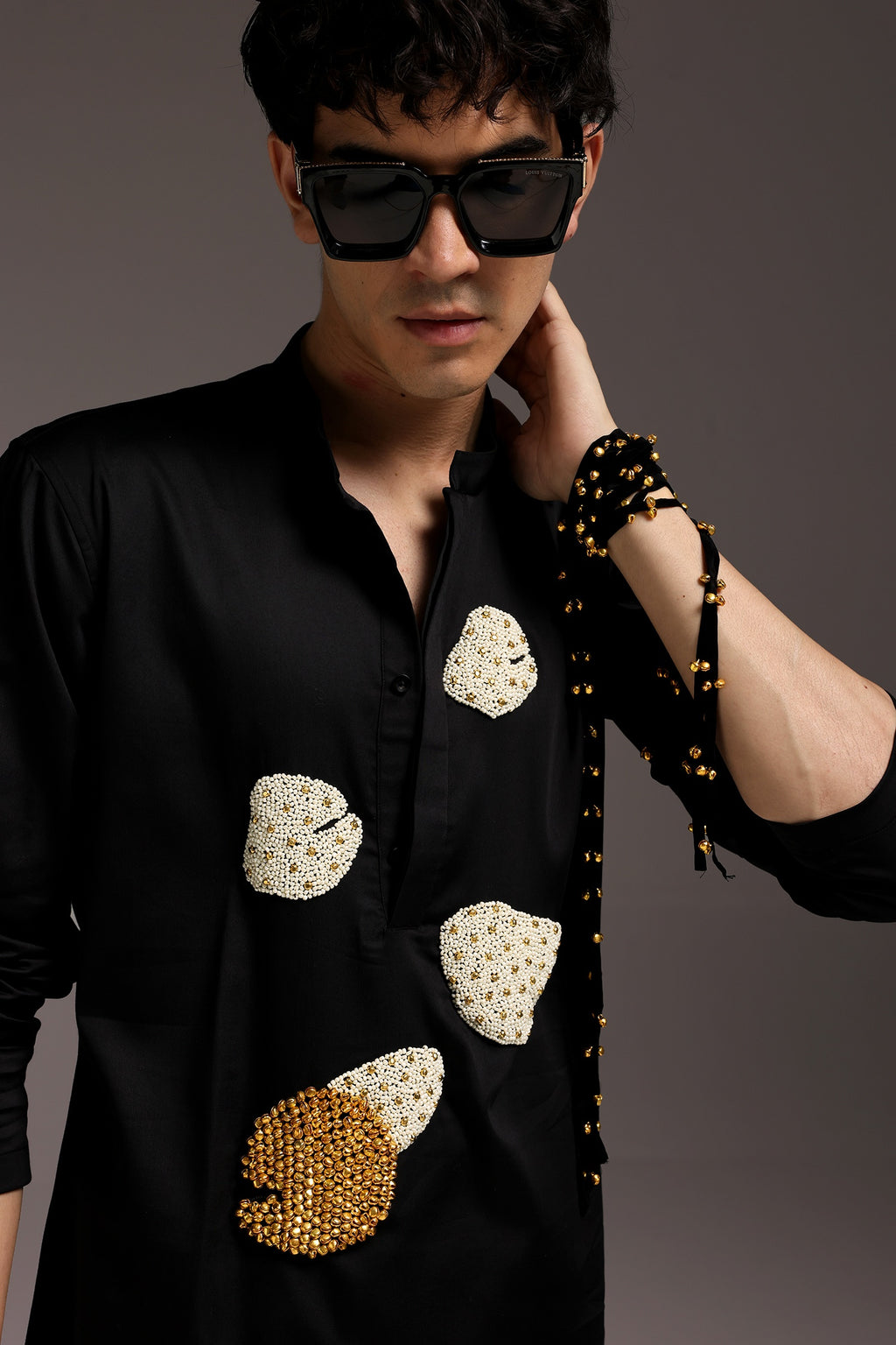 Pearl Pod - Hand Embroidered Designer Kurta