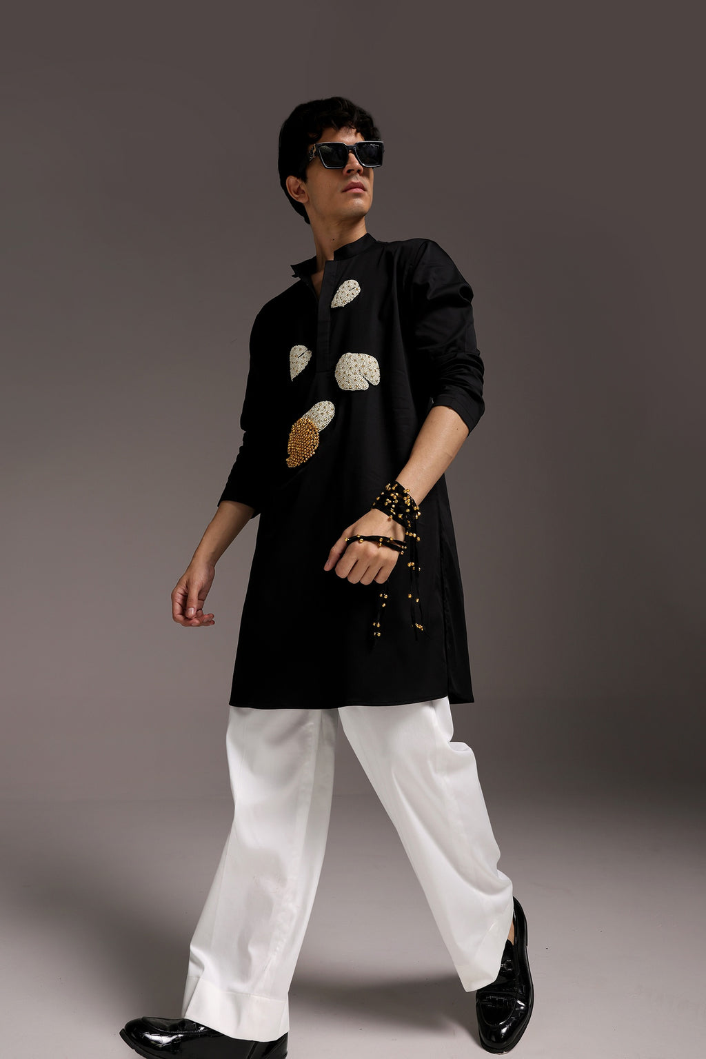 Pearl Pod - Hand Embroidered Designer Kurta