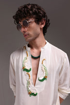 Ambi (Pasiley) - Hand Embroidered Designer Kurta