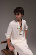 Ambi (Pasiley) - Hand Embroidered Designer Kurta