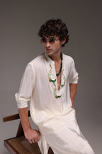 Ambi (Pasiley) - Hand Embroidered Designer Kurta