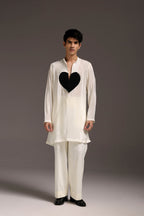 Lupdup(Rhinestone) - Hand Embroidered Designer Kurta