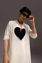 Lupdup(Rhinestone) - Hand Embroidered Designer Kurta