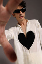 Lupdup(Rhinestone) - Hand Embroidered Designer Kurta